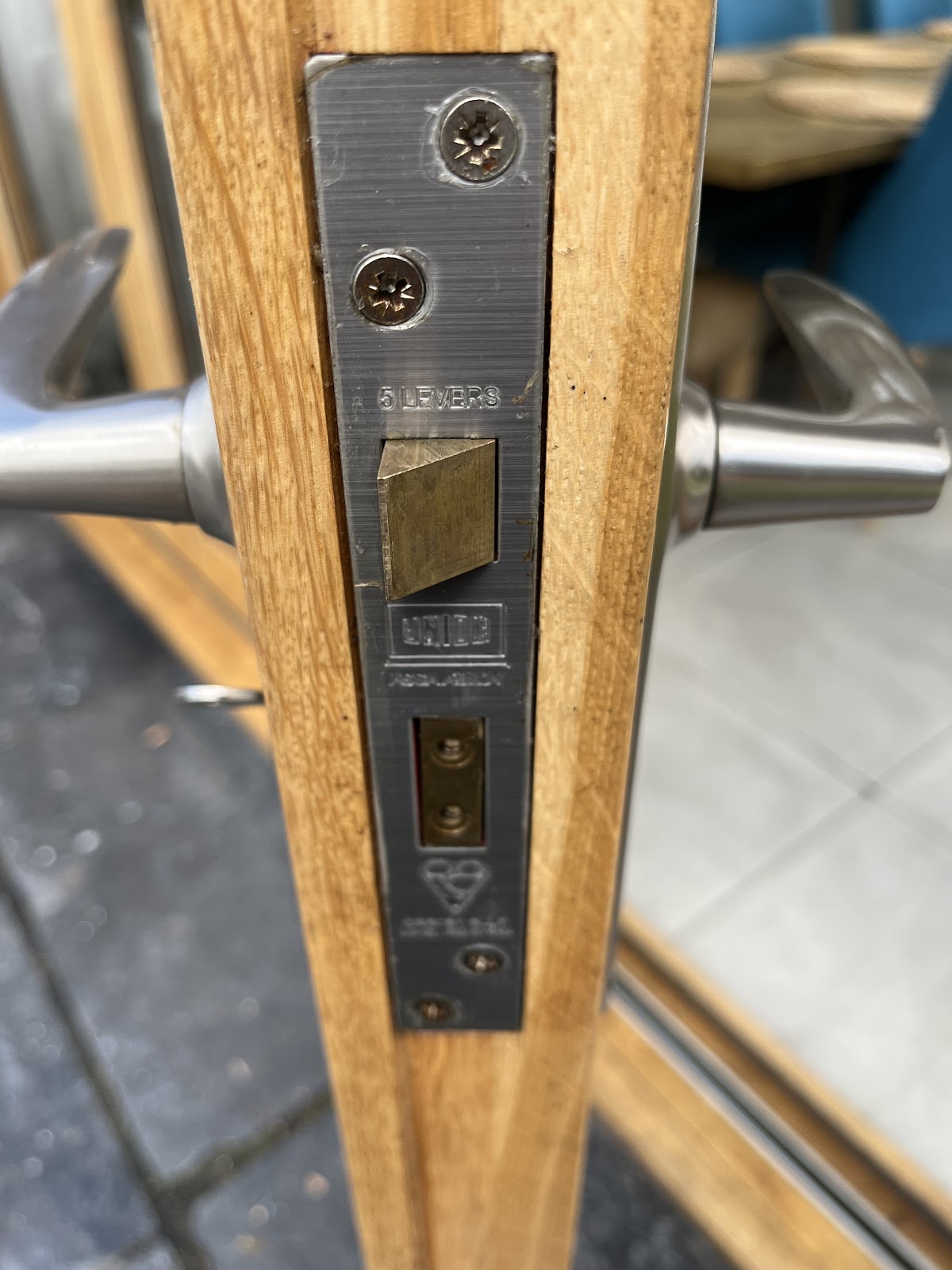 Multipoint lock mechanism fitted by MA Door Repairs