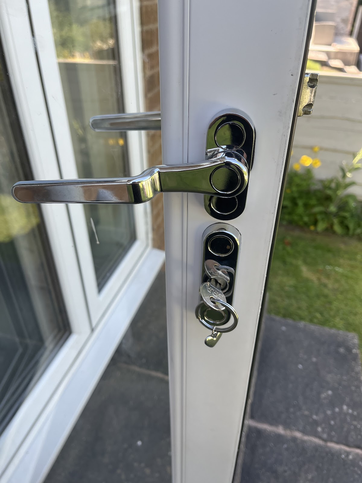 uPVC door handle replacement in Bowdon